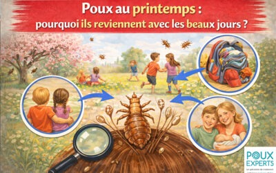 Poux au printemps : pourquoi ils reviennent avec les beaux jours ?