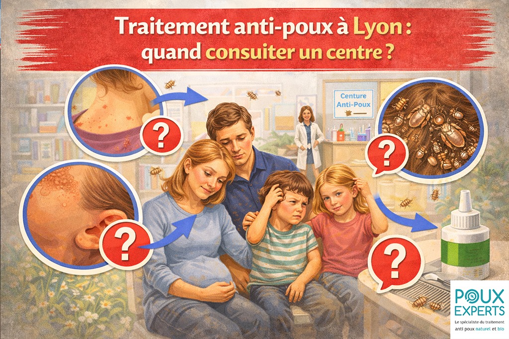 Traitement anti-poux à Lyon - quand consulter un centre ?